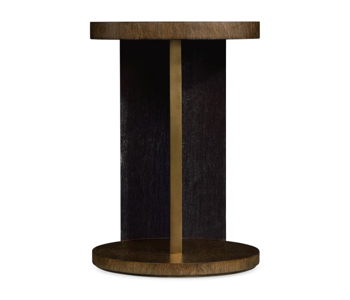 Round side table