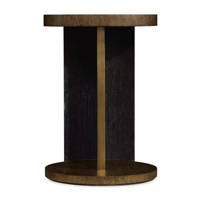 Round side table