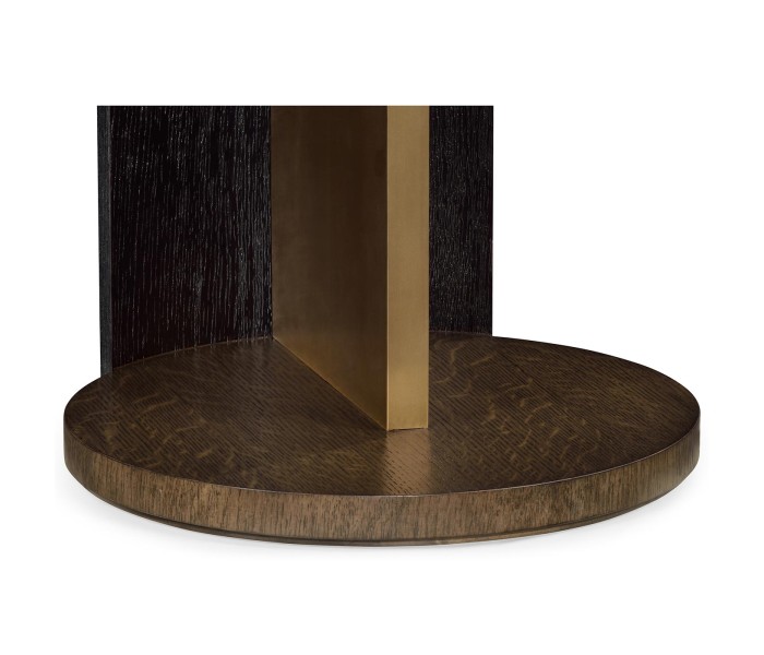 Round side table