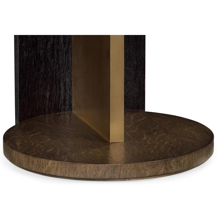 Round side table