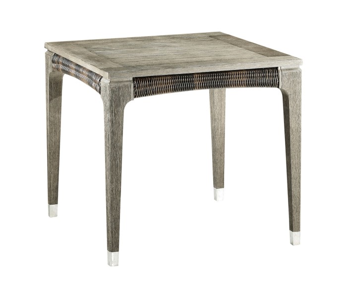 Square dining table