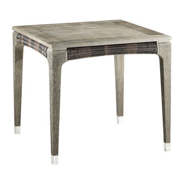 Square dining table
