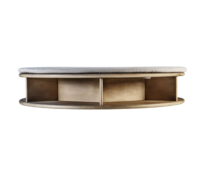LOW ROUND SHELVING/BENCH