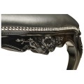 Clivedon Carved Chair - black leather