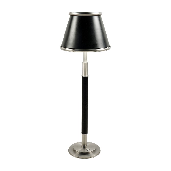 Stick Lamp - Leather Post
