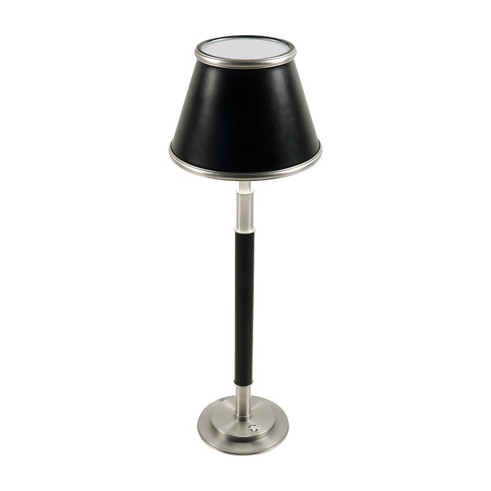 Stick Lamp - Leather Post