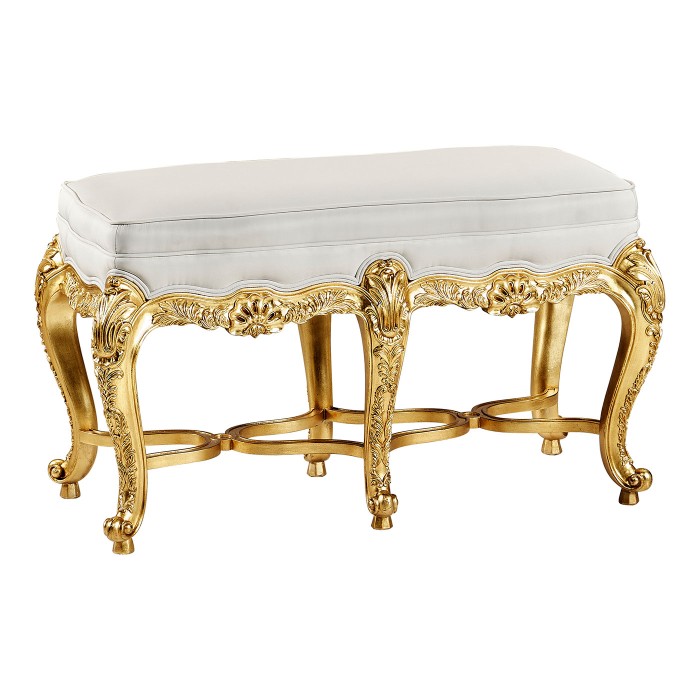 Bench - gold leaf finish Option 2