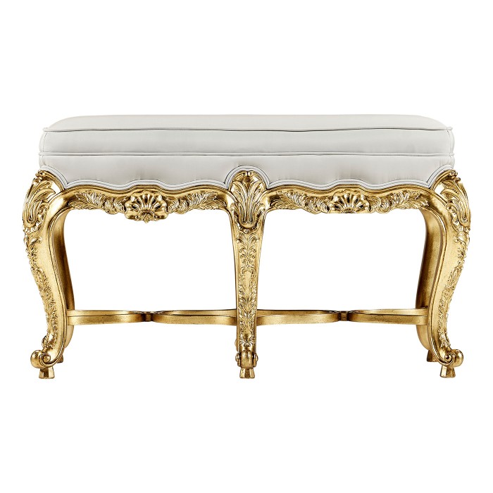 Bench - gold leaf finish Option 3