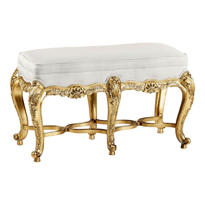 Bench - gold leaf finish Option 3