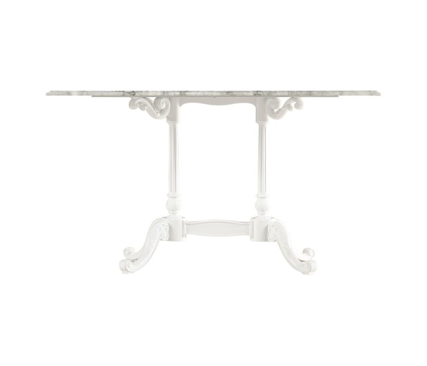 Large Rect Table White Carrara top 
34