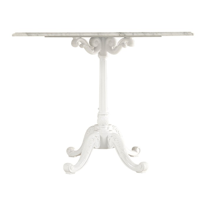 Large Rect Table White Carrara top 
34