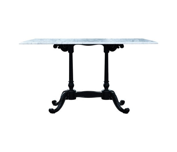 Large Rect Table White Carrara top 
34