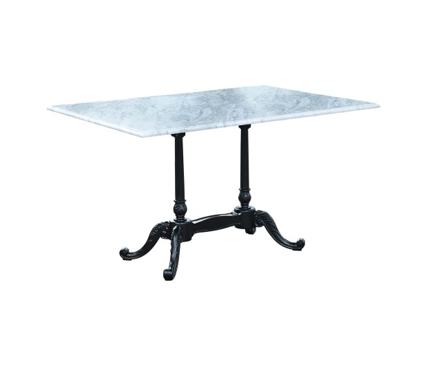 Large Rect Table White Carrara top 
34