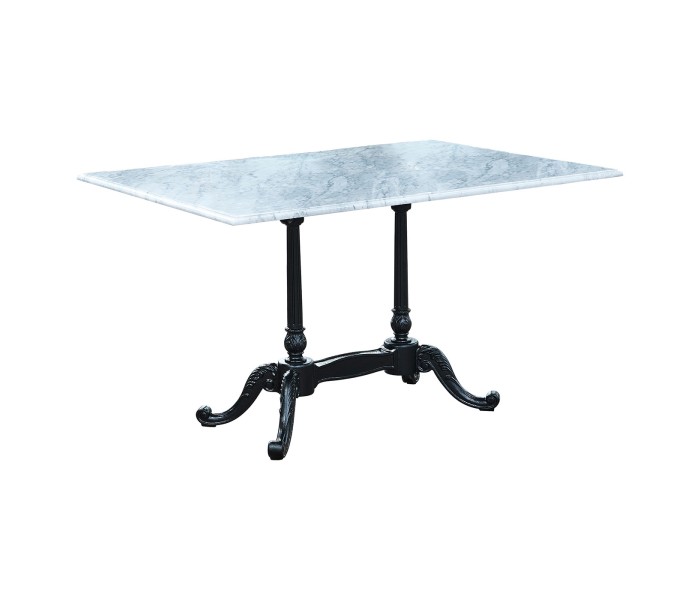 Large Rect Table White Carrara top 
34