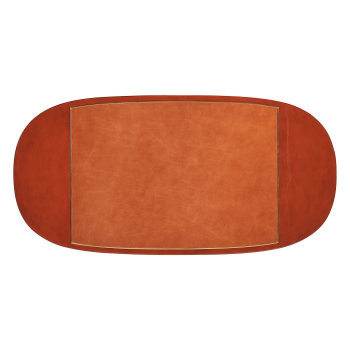 OVAL LAQUER DESK