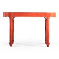 Oval Desk - RED  BRICK LEATHER 031-01-00210