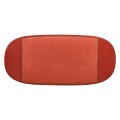 Oval Desk - RED  BRICK LEATHER 031-01-00210