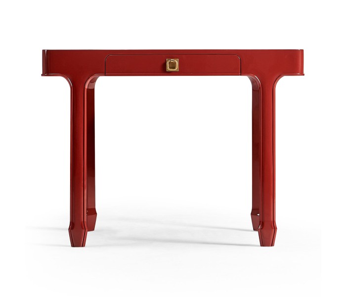 Rectangular Desk (100) - RED BRICK LEATHER 031-01-00210
