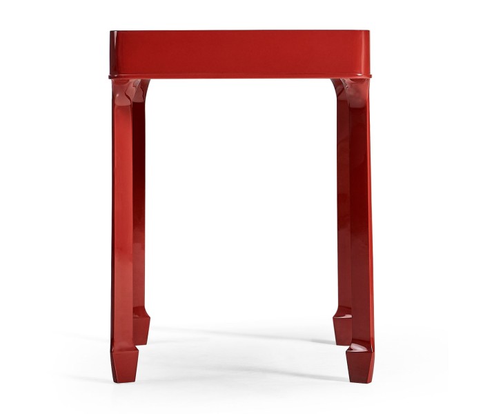 Rectangular Desk (100) - RED BRICK LEATHER 031-01-00210