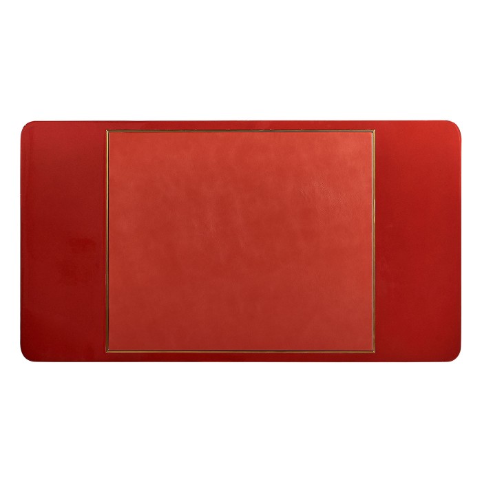 Rectangular Desk (100) - RED BRICK LEATHER 031-01-00210