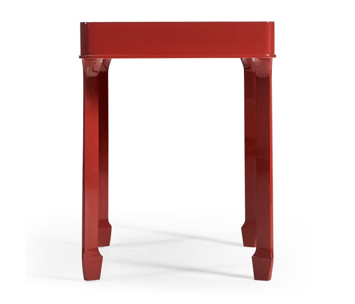 Rectangular Desk (120) - RED BRICK LEATHER 031-01-00210