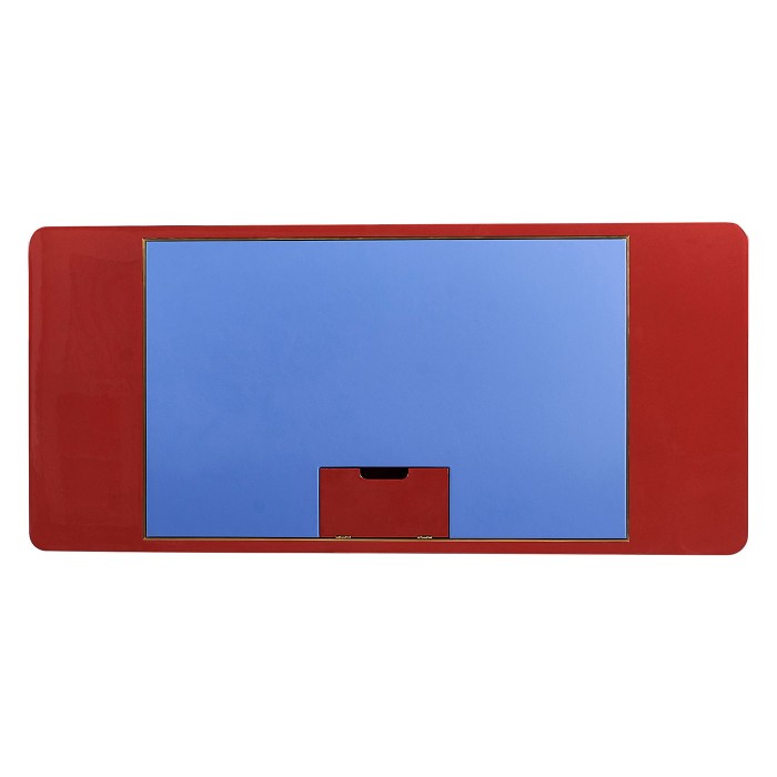 Rectangular Desk (120) - RED 15278 AZUR - socket