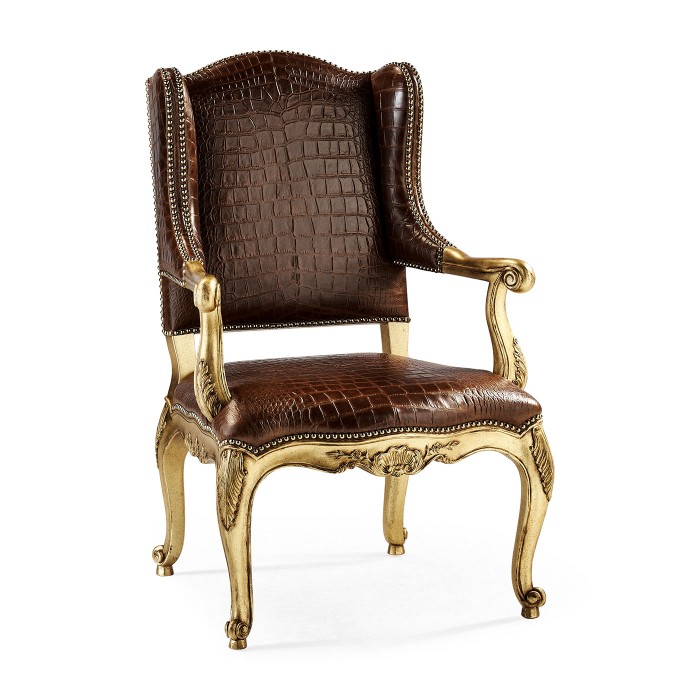 Conservatory Chair - Moore & giles Cuero Croc British Tan