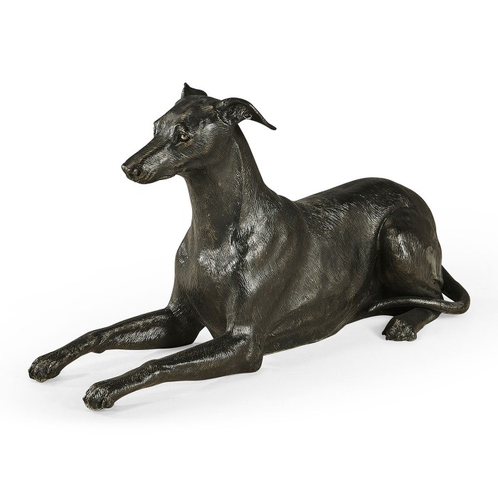 Whippet standing no collars