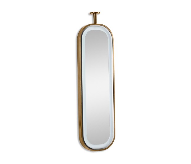 Wall Oval mirror with LED lighitng - NO Anti -fog