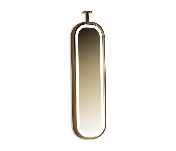 Wall Oval mirror with LED lighitng - NO Anti -fog