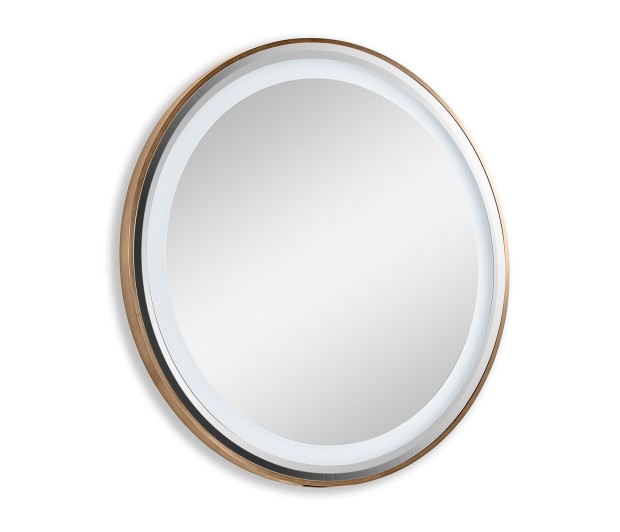 Wall Round Mirror with LED lighting - Anti-fog