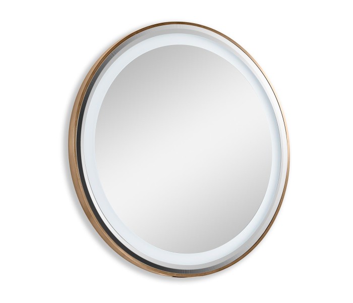 Wall Round Mirror with LED lighting - Anti-fog