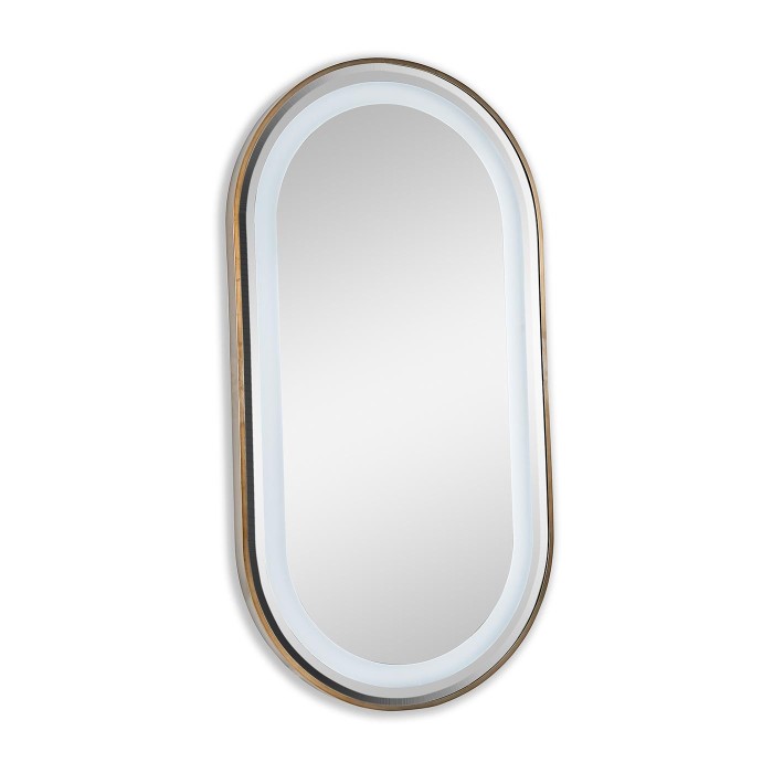 Wall Oval with LED lighting mirror type 1 - Anti-fog