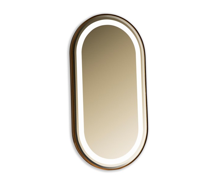 Wall Oval with LED lighting mirror type 1 - Anti-fog