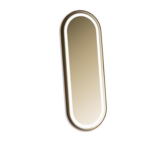 Wall Oval with lighting mirror type 2 - Anti-fog
