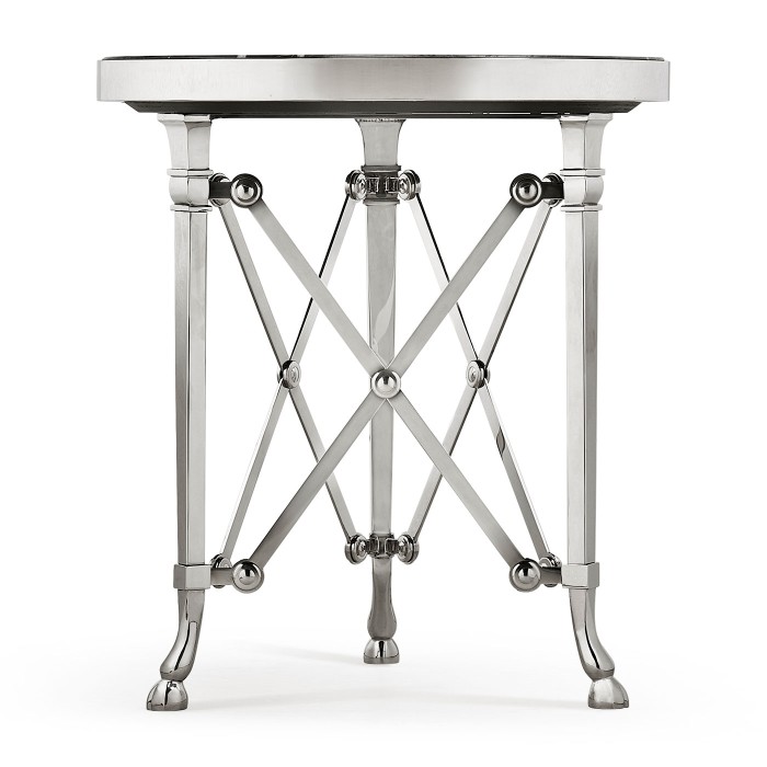 Gueridon accent table White carrara top