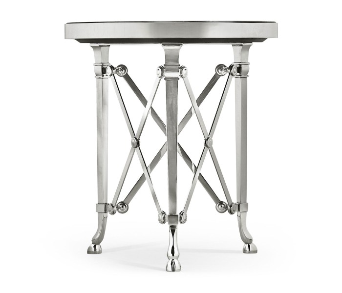 Gueridon accent table Nero Marquinia top