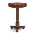 Round side table