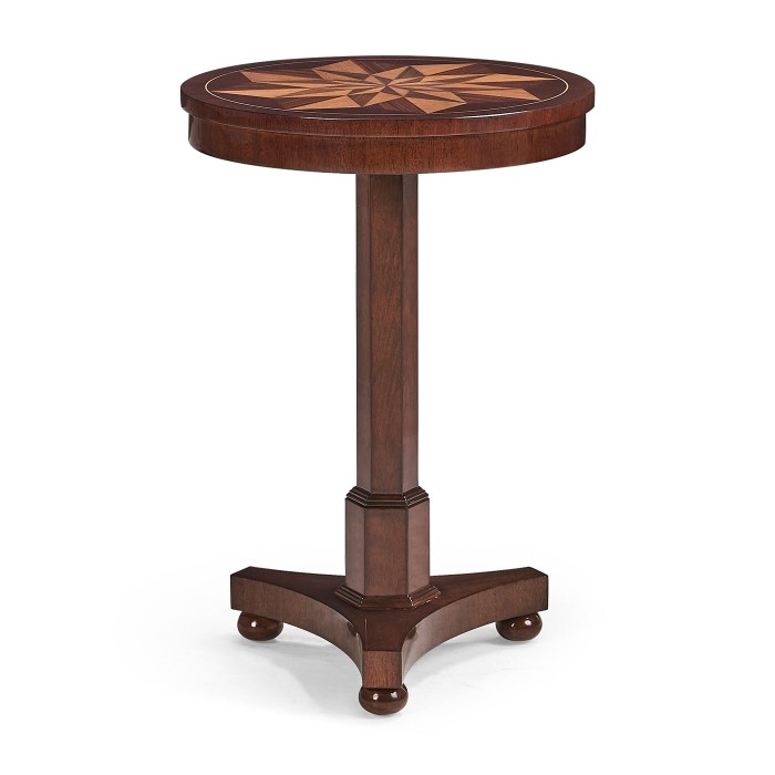 Round side table