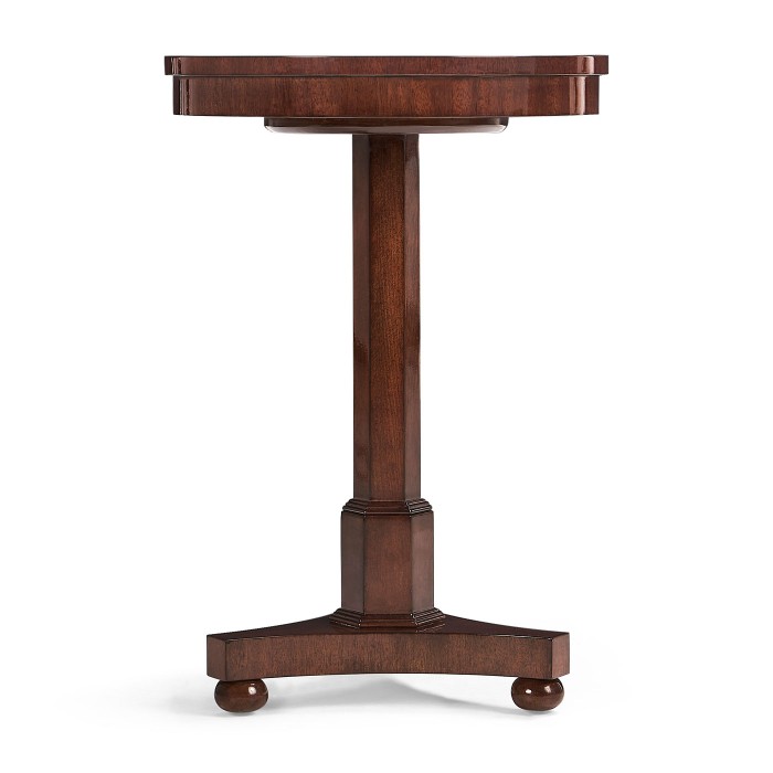 Round side table