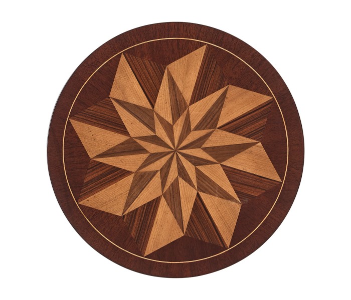 Round side table
