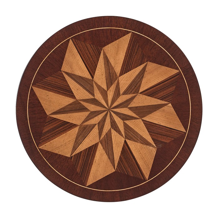 Round side table