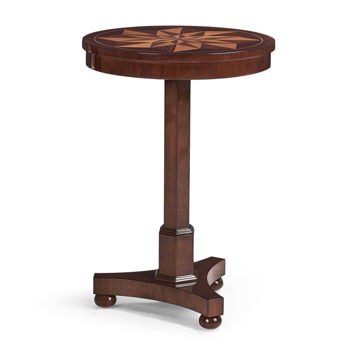 Round side table