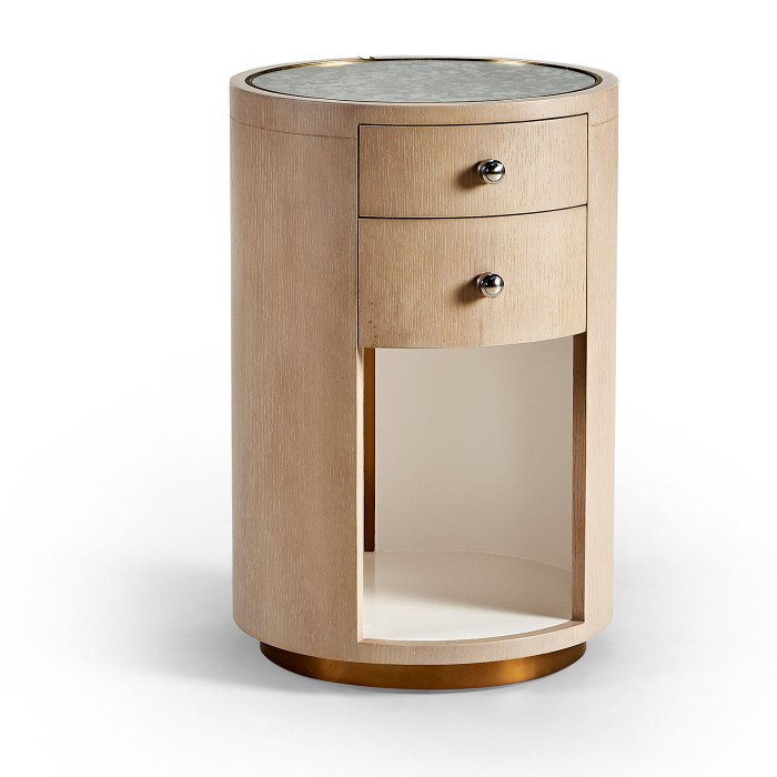 Round Bedside Table
