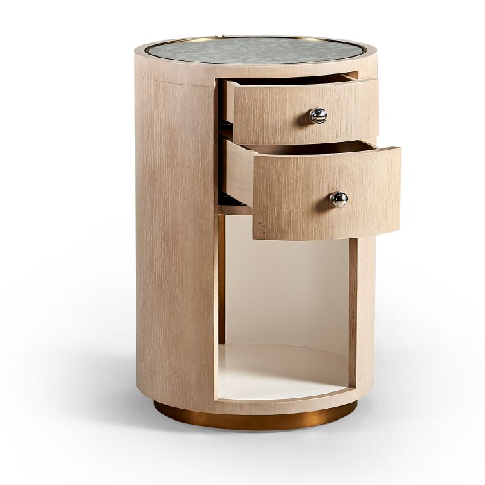 Round Bedside Table