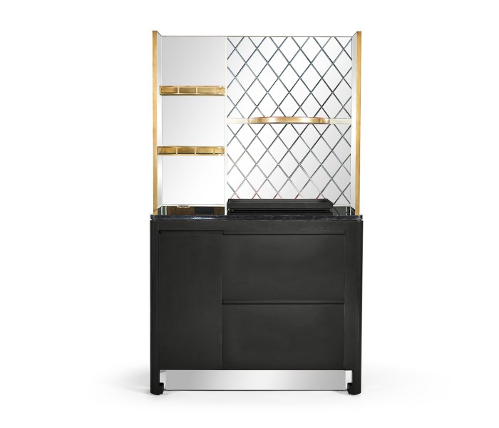 Minibar Cabinet (small) - BLACK