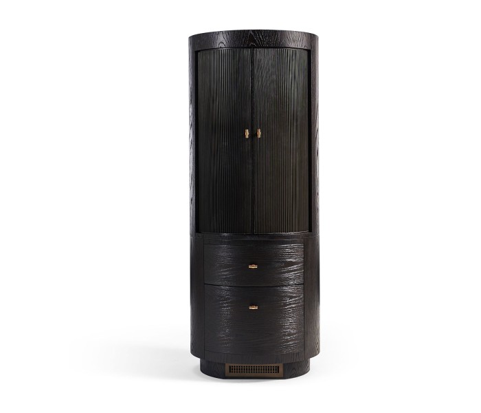 Curved Bar Cabinet @ King