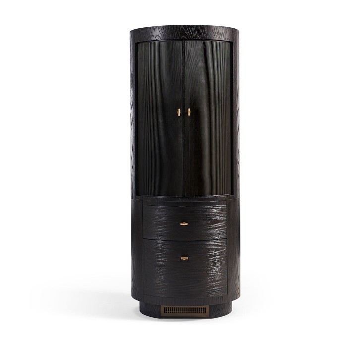 Curved Bar Cabinet @ King