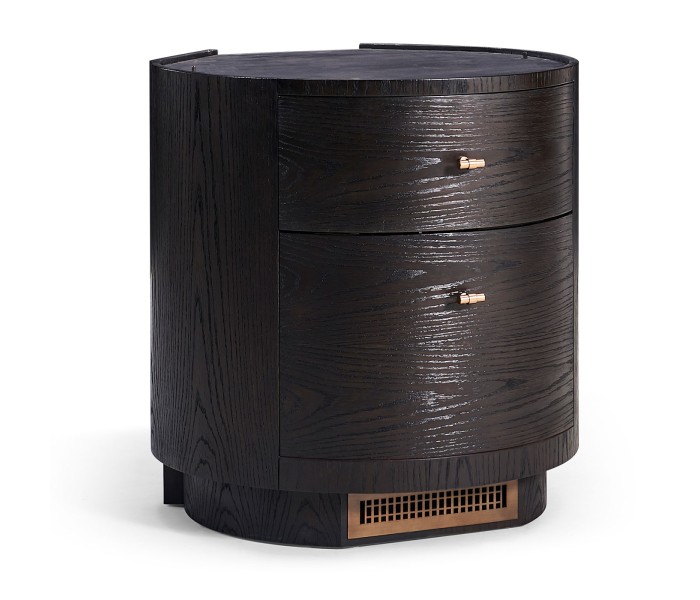 Curved Bar Cabinet @ King
