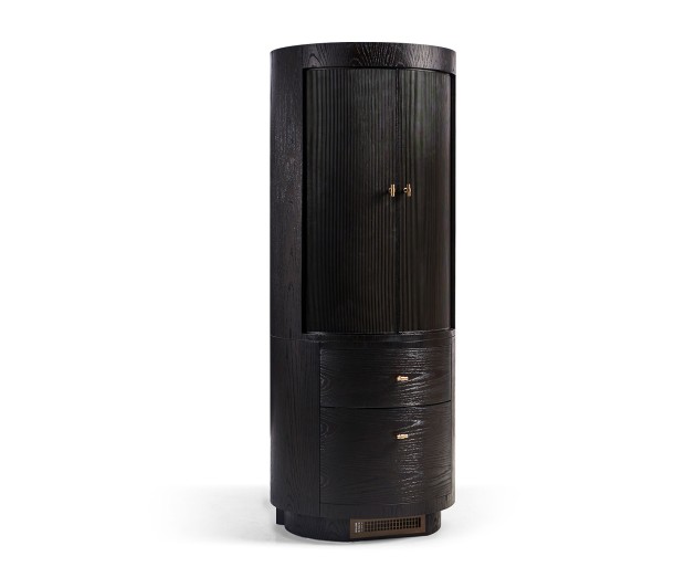 Curved Bar Cabinet @ King